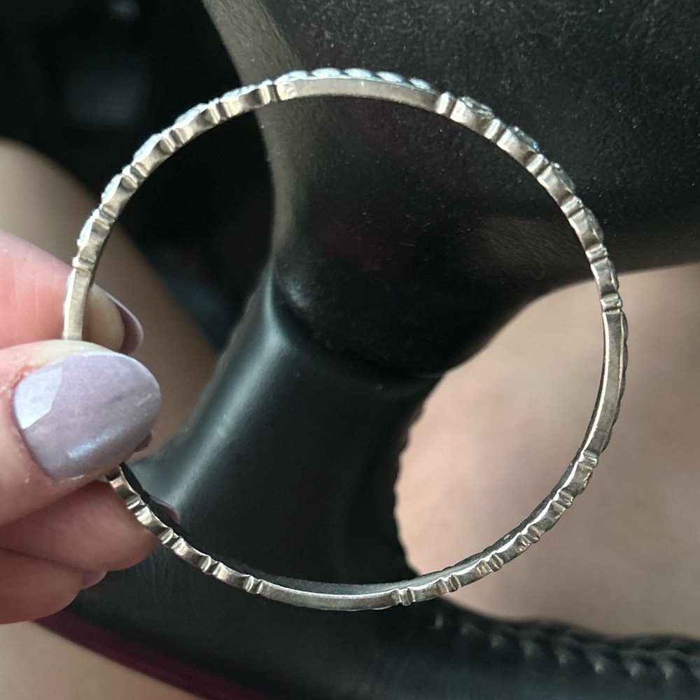 Brighton Textured Silver Bracelet